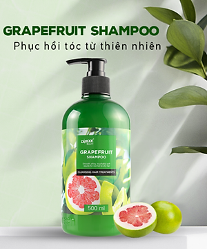 Combo gội xã tinh chất bưởi Grapefruit Shampoo Grapefruit Conditioner cao cấp độc quyền Damode 670ml