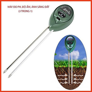 Máy đo ph đất, đo độ ẩm, đo ánh sáng đa năng