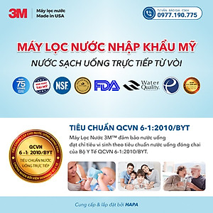 Máy Lọc Nước Nóng Lạnh 3M Full Models Chuẩn Nước Uống Trực Tiếp, Hiệu Suất 100% - Bộ Lọc Nhập Khẩu Mỹ, Hàng Chính Hãng