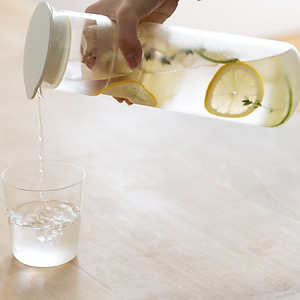 Bình thủy tinh Hario 1L 6FP-10-W (Trắng)