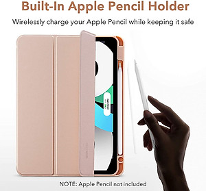 Bao da cho iPad Air 4 2020 10.9 Inch ESR Rebound Pencil Case (Có khe cắm bút Apple Pencil) - Hàng Nhập Khẩu 