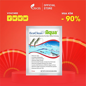 EcoClean Aqua - Men Vi Sinh Xử Lý Nước Ao Nuôi Tôm, Cá - Gói 100g