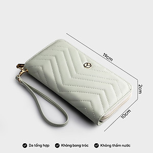 Ví Yuumy (  Thời trang nữ kiểu cầm tay dáng dài - Ví da Seasand YV72 )