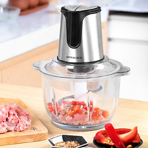 Máy Xay Thịt 2 Lưỡi Dao Kép Lock&Lock EJM171 (2 Lít - 300W) - Hàng Chính Hãng