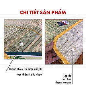 Chiếu trúc Tây Bắc , chiếu tăm tre 1m2 1m6 1m8 mát mịn ngày hè