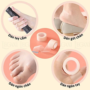 Băng keo dán giày cao gót 4.4 mét guốc Chống nước Thoáng khí Dán gót Bảo vệ chân Tiện dụng Legaxi