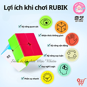 Rubik cao cấp mượt hiệu Qiyi QY TOYS – Stickerless 2x2 3x3 4x4 5x5 Pyraminx Skewb Megaminx Square-1 Windmill Dino Axis