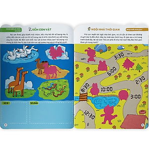 Sách Bóc Dán Hình Thông Minh Phát Triển Khả Năng Tư Duy Toán Học IQ EQ CQ (4-5 Tuổi) - 188 Sticker (Quyển 5)