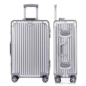 Vali Nhôm Nguyên Khối Khóa Sập NiceVilla 20inch-24inch-29inch