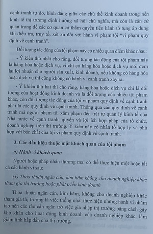 Bình luận Bộ luật Hình sự năm 2015 (Phần hai-Các tội phạm), Chương XVIII, Mục 3: xâm pham trật tự quản lý kinh tế