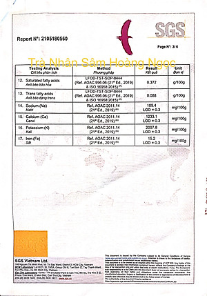 [Date xa] Trà nhân sâm hũ 100g - Hoang Ngoc Global
