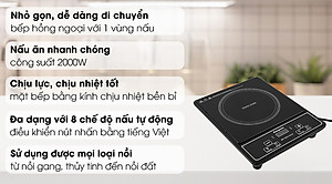Bếp Hồng Ngoại Đơn Kangaroo KG20IFP1 (2000W) - Hàng Chính Hãng