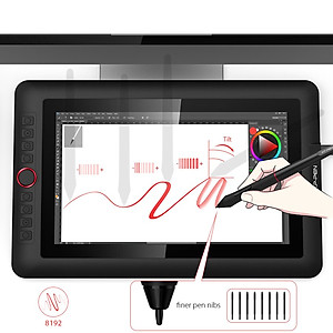 Bảng Vẽ Màn Hình XP-Pen Artist 13.3 Pro fullHD 91%Adobe RGB Lực Nhấn 8192 Cảm Ứng Nghiêng (Kèm Găng Tay Họa Sĩ Và Đế Nghiêng) - Hàng Chính Hãng