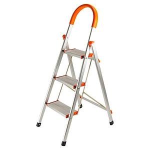 Thang nhôm 3 - 4 - 5 - 6 bậc xếp gọn - chữ A -  bản to - tay vịn -  cao cấp chính hãng -  thang gia đình đa năng gấp gọn