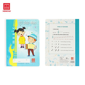 Vở chép nhạc School Hồng Hà 0503 (10 quyển) - Giao màu ngẫu nhiên