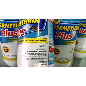 Thuốc diệt muỗi Anh Quốc Permethrin Plus 50EC chai 1 lít