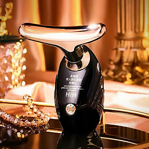 Máy Massage Nâng Cơ Mặt Cầm Tay, Máy Đẩy Tinh Chất Làm Mờ Vết Nhăn, Thon Gọn Mặt, Mát Xa Mặt Cổ Dùng Pin - HÀNG CHÍNH HÃNG MINIIN