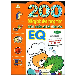 Bộ bóc dán hấp dẫn dành cho bé từ 2-6 tuổi:  Combo 6 Tập 200 Miếng Bóc Dán Thông Minh Giúp Bé Phát Triển Các Chỉ Số Iq,Eq,Cq