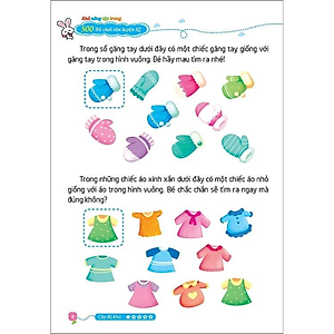 500 Trò Chơi Rèn Luyện IQ (4-10 tuổi) - Khả Năng Tập Trung (Sách Bản Quyền)