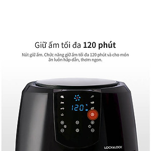Nồi Chiên Không Dầu Điện Tử Lock&Lock EJF357BLK (5.2 Lít) - Hàng Chính Hãng