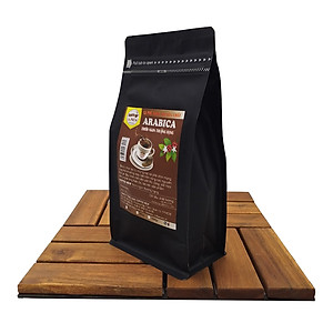 Cà Phê Rang Mộc Nguyên Chất - ARABICA (Gói 500g) Tặng Thìa Đong Cà Phê - Pha Máy Hoặc Pha Phin - Hương Thơm Nồng Nàn, Vị Đắng Nhẹ, Hậu Chua Thanh Thoát - Coffee New