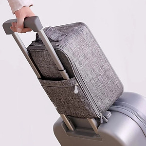 Túi Đựng Giày Dép Du Lịch,Túi Bảo Quản Giày Dép Gắn Vali Du Lịch,Thể Thao Tiện Dụng 3 Ngăn Chống Nước - HENRYSA