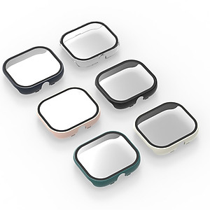 Ốp lưng mặt đồng hồ PC cứng có tích hợp kính cường lực bảo vệ đồng hồ thông minh Redmi Watch 4 - Hàng chính hãng