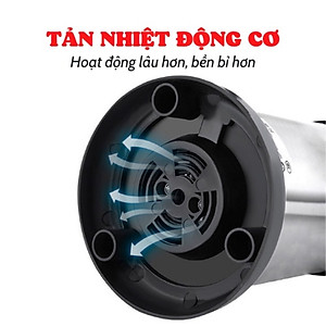 Máy xay hạt khô, xay bột, gia vị cà phê đa năng, công suất 300w, 6 lưỡi dao cực bén, chất liệu cối inox, bảo hành 12 tháng - FOOD - Hàng chính hãng DoDoDios