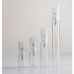 100 Lọ chiết nước hoa thủy tinh test 2ml 3ml, 5ml và 10ml - Chai chiết dầu thơm mini, đựng vial xịt phun sương