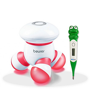 Combo Máy Massage Mini Cầm Tay Beurer MG16 + Nhiệt Kế Điện Tử Đầu Mềm Medilife ( hình thú ngẫu nhiên )