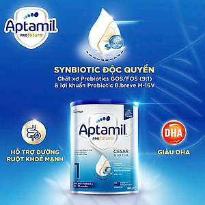 Combo 6 Sản phẩm dinh dưỡng công thức Aptamil Profutura Cesarbiotik 1 Infant Formula (Dành cho trẻ từ 0 - 12 tháng tuổi) - 800g