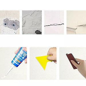 Keo vá tường, chất trám vết nứt tường thông minh, chống thấm nước giúp tường luôn mới đẹp