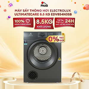 Máy sấy quần áo Electrolux EDV854N3SB ( 8.5kg) - Hàng Chính hãng bảo hành 24 tháng