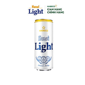 Combo 2 Thùng Bia Hanoi Light - Thùng 24 lon 330ml