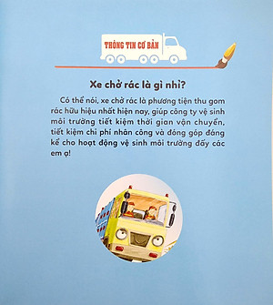 Sách Thế Giới Xe Cộ: Xe Chở Rác_Sanitation Truck