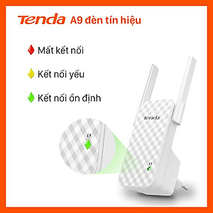 Bộ kích sóng Wifi Tenda A9 Chuẩn N 300Mbps - Hàng Chính Hãng