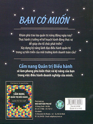 Sách Cẩm Nang Quản Trị Điều Hành - Quản Trị Vi Mô