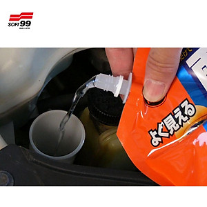Nước Rửa Nano Kính Glaco Washer Pouch Pack 2L G-80 Soft99 Japan