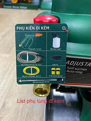 MÁY RỬA XE CHỈNH ÁP 3000W 180BAR DEKTON DK-3001 - HÀNG CHÍNH HÃNG