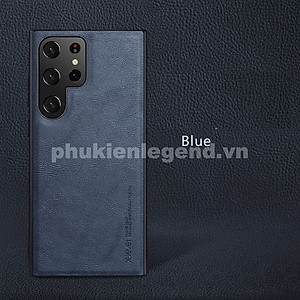 Ốp lưng da cao cấp cho SamSung Galaxy S26 Ultra , S25 Ultra ,  S24 Ultra , S23 Ultra - chính hãng X-level viền mềm, chống bám vân tay - Hàng chính hãng