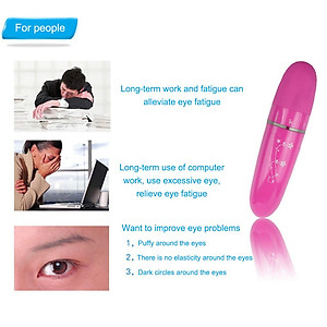 MÁY MASSAGE MẮT MINI CÂY LĂN MẶT CHỐNG THÂM QUẦNG, GIẢM BỌNG MẮT (Tặng Kèm 1 SP Ngẫu Nhiên) (Hàng Chính Hãng)