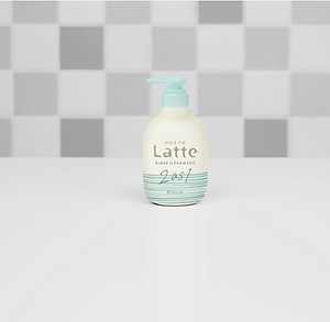 Dầu Gội 2 Trong 1  Dành Cho Cả Gia Đình Kracie Ma & Me Latte 2 In 1 Rinse In Shampoo 490 mL