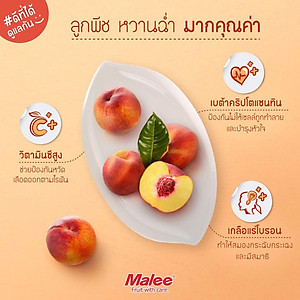 Nước Ép Đào Và Trái Cây Hỗn Hợp Malee 1L - Nhập Khẩu Thái Lan | Malee 100% Peach Juice Mixed Fruit Juice 1L