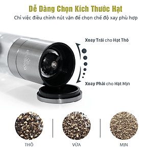 Dụng Cụ Xay Tiêu và Muối 2 trong 1 Benchusch