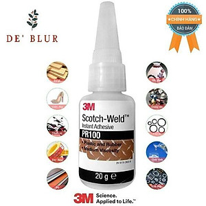 Keo Dán Đa Năng Siêu Dính 3M PR100 Scotch-Weld Plastic & Rubber Instant Adhesive 20g