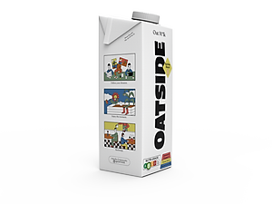 Thùng 6 hộp Sữa yến mạch OATSIDE vị nguyên bản Barista Blend 1L