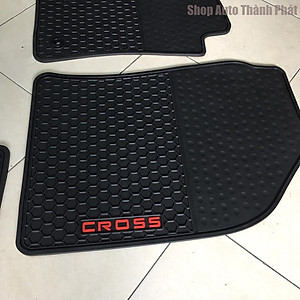 Thảm Lót Sàn Cao Su 3D Xe Toyota Cross 2020-2022 Hàng Cao Cấp, Không Mùi