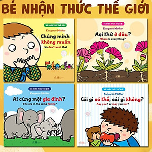 Combo Bé nhận thức thế giới (4 cuốn)