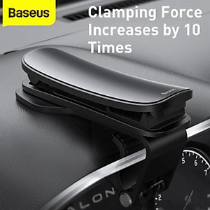 Giá Đỡ Điện Thoại Baseus Big Mouth Pro Car Mount Có Chân Kẹp Điều Chỉnh Giữ Điện Thoại Vào Taplo Xe Hơi Hàng Chính Hãng Baseus