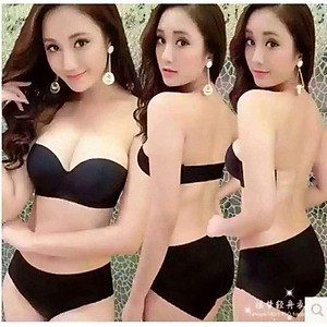 Áo ngực mặc áo đầm hở lưng,chống tụt không dây cúp ngang Thái Lan